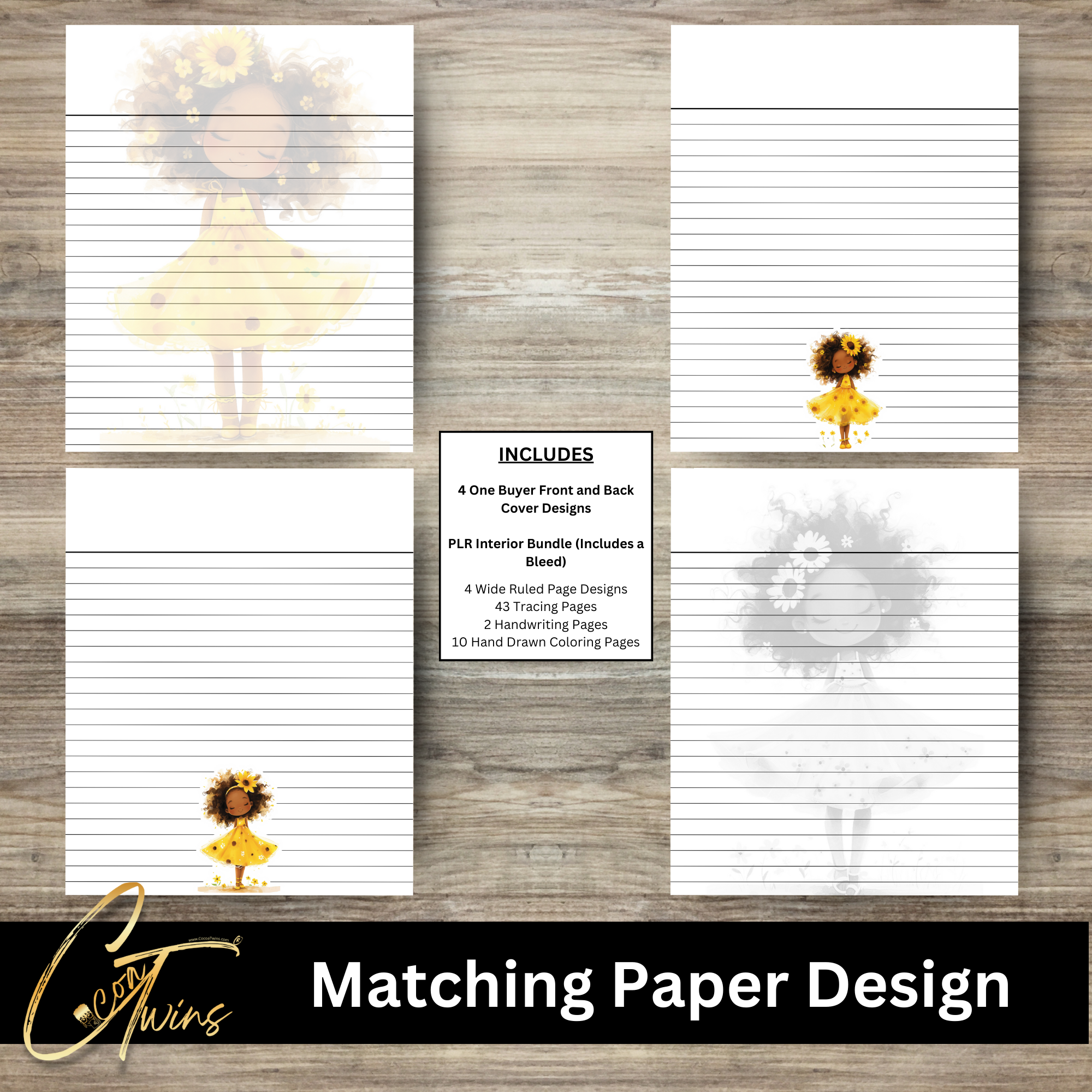 Flower Child | Composition Notebook Done For You Bundle