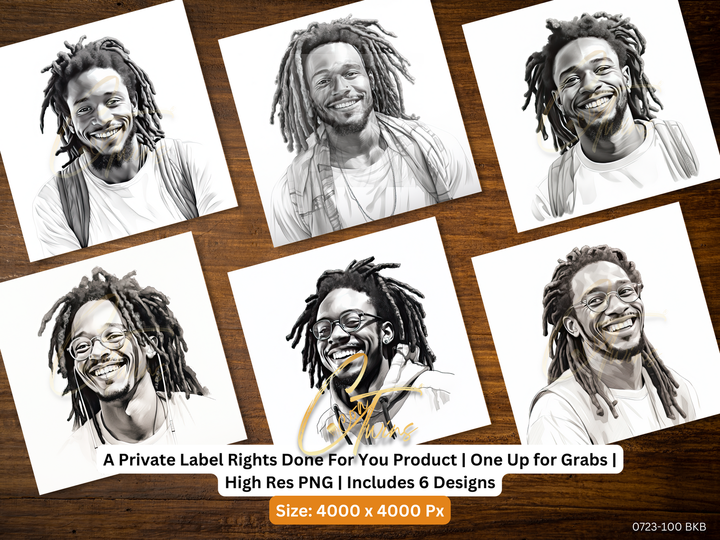 0723-100-BKB | PLR Art Upscaled | One Buyer. Zero Restrictions | Bonus - See Description