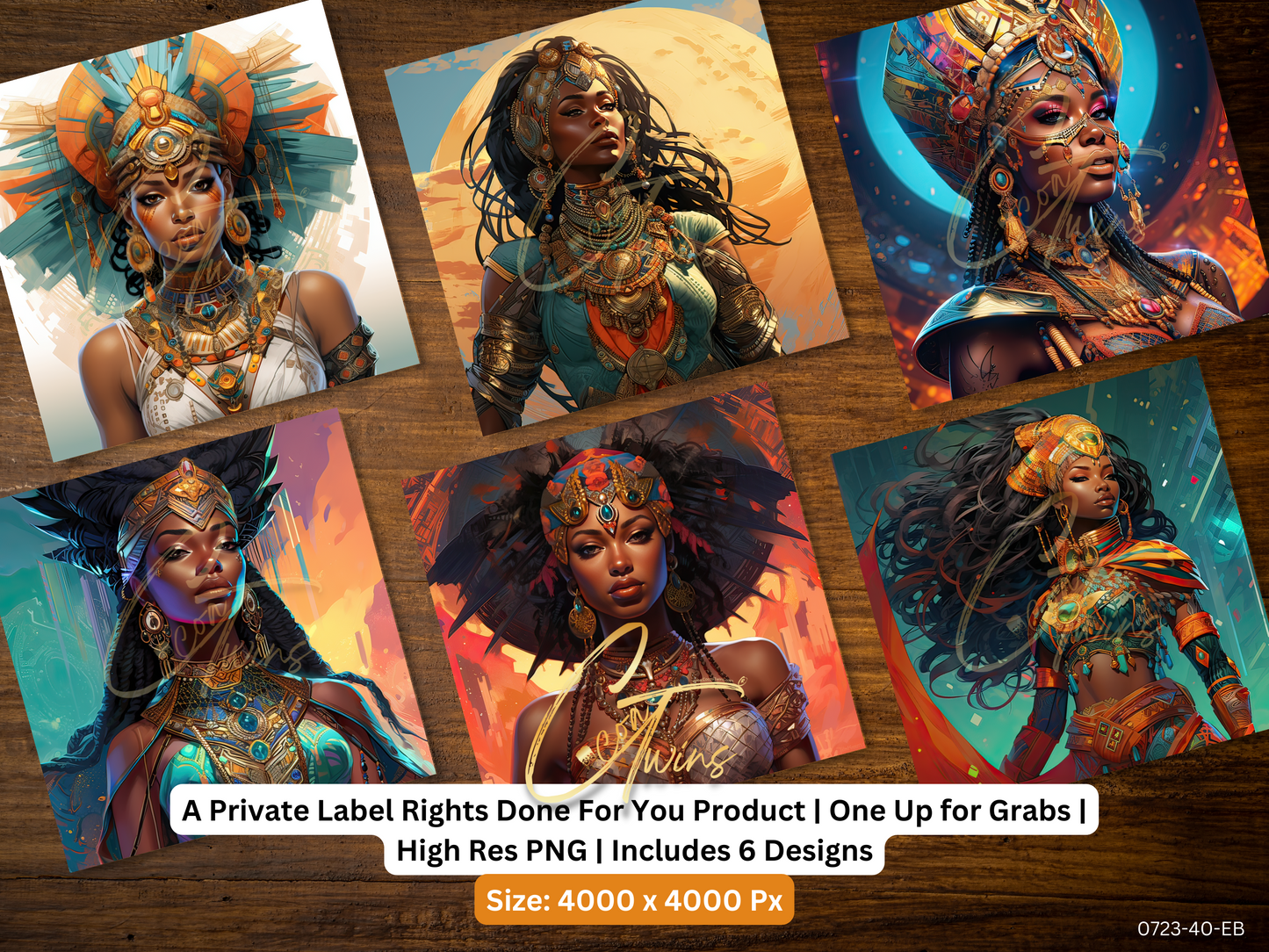 0723-40-EB | PLR Art Upscaled | One Buyer. Zero Restrictions | Bonus - See Description