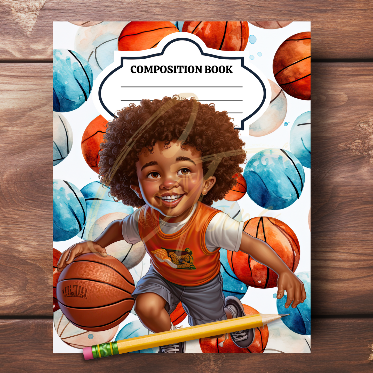 0923-36-BKB | PLR Composition Notebook Covers | PNG Format | 7.5 x 9.25