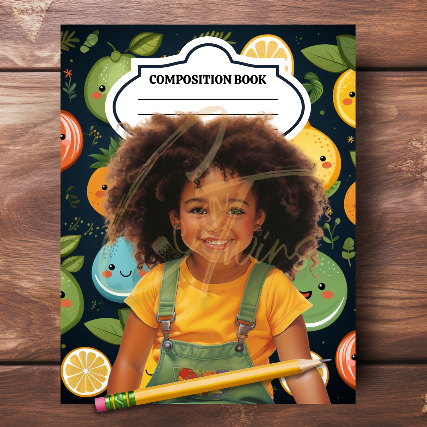 0923-28-BKB | PLR Composition Notebook Covers | PNG Format | 7.5 x 9.25