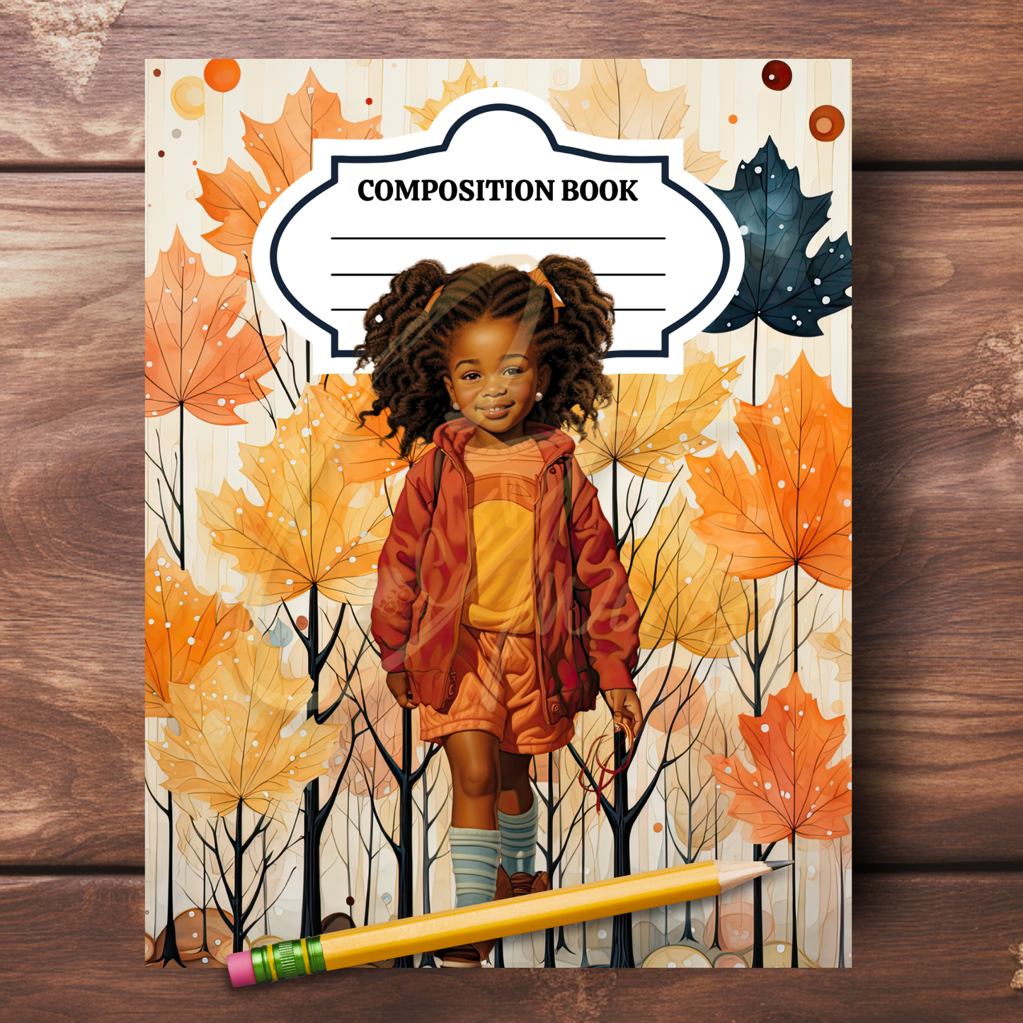 0923-32-BKB | PLR Composition Notebook Covers | PNG Format | 7.5 x 9.25