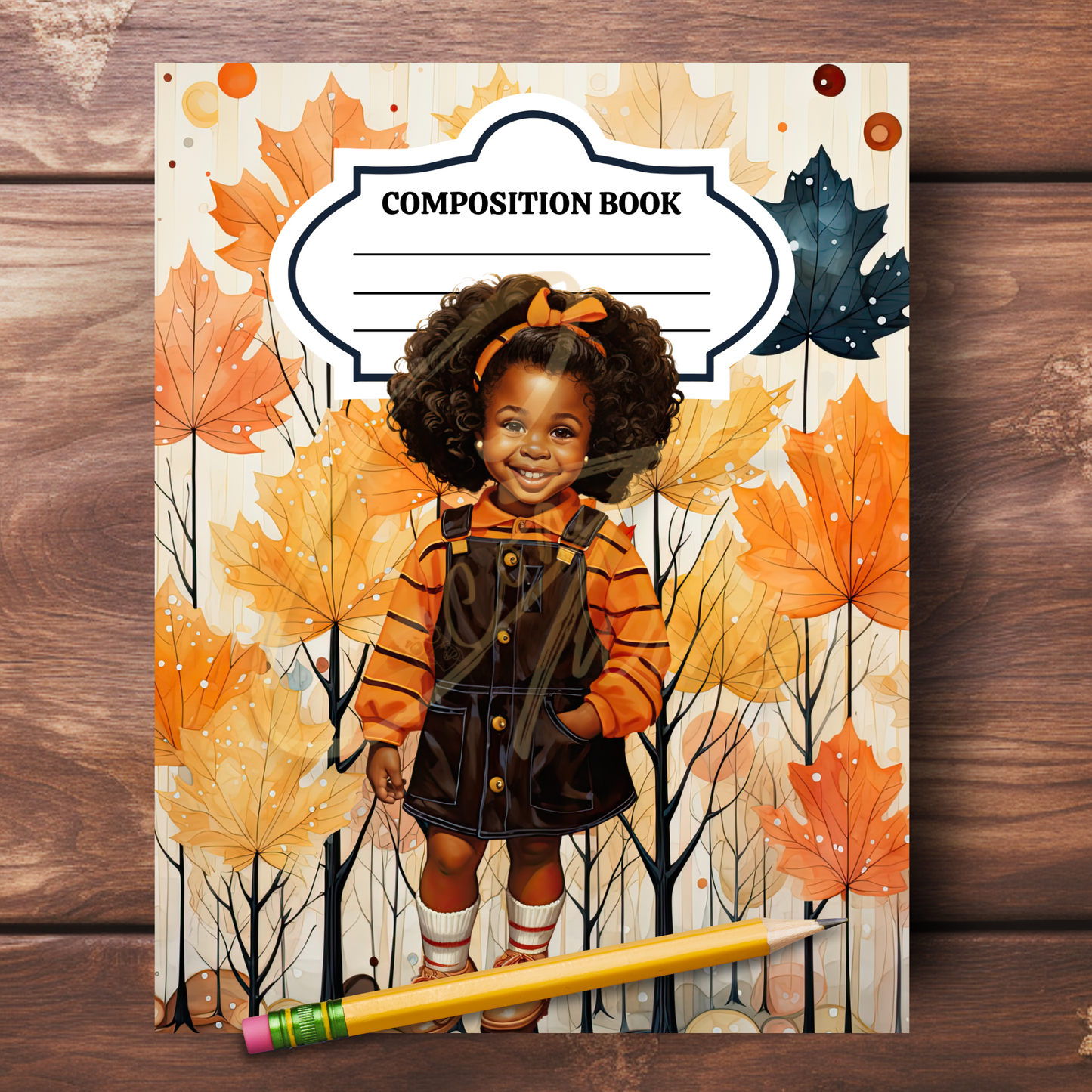 0923-32-BKB | PLR Composition Notebook Covers | PNG Format | 7.5 x 9.25