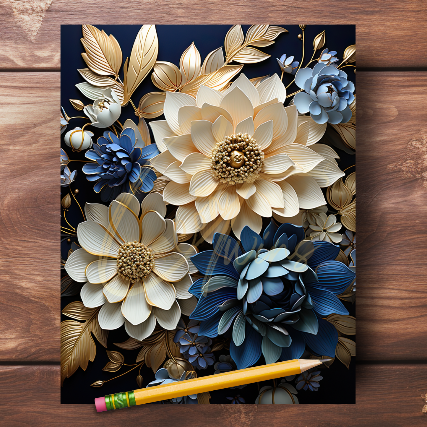 0923-51-BKB | PLR Composition Notebook Covers | PNG Format | 7.5 x 9.25