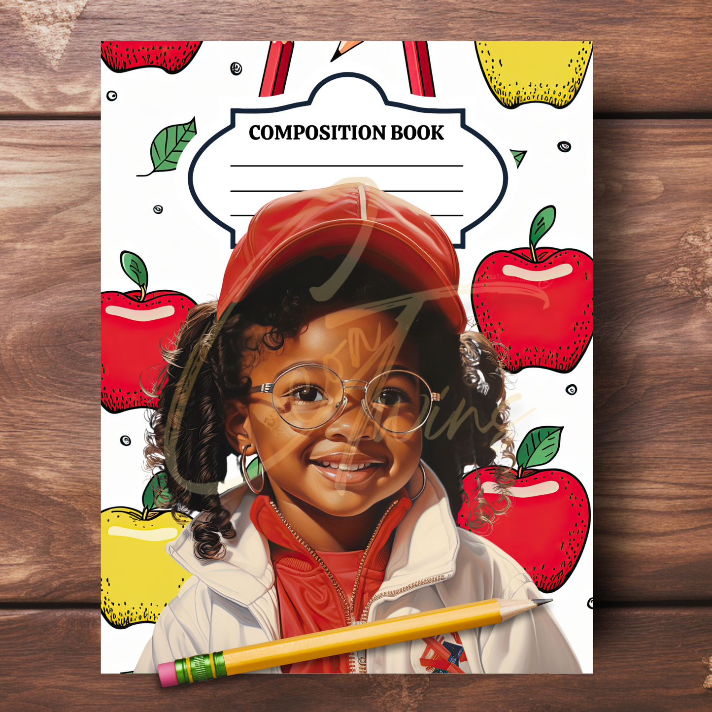 0923-29-BKB | PLR Composition Notebook Covers | PNG Format | 7.5 x 9.25