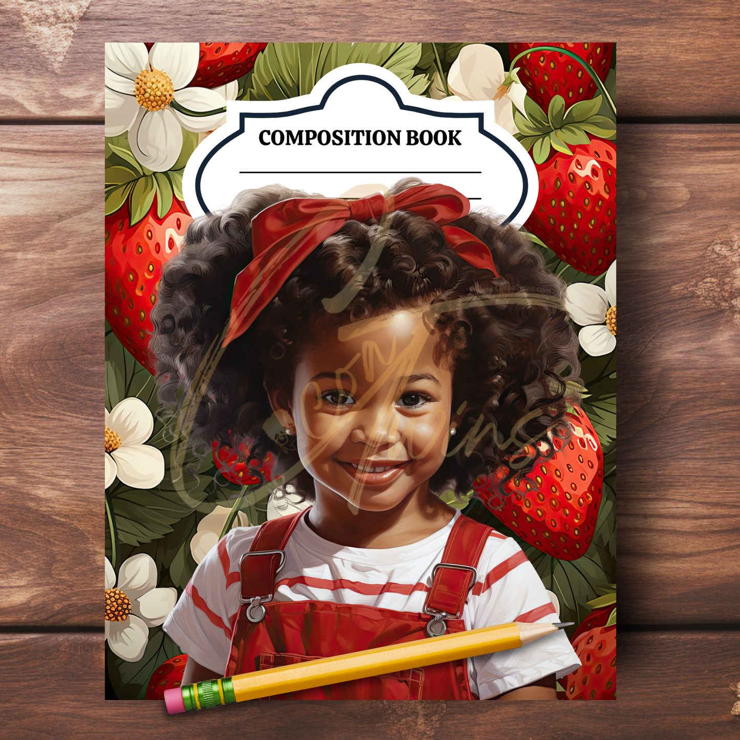 0923-49-BKB | PLR Composition Notebook Covers | PNG Format | 7.5 x 9.25