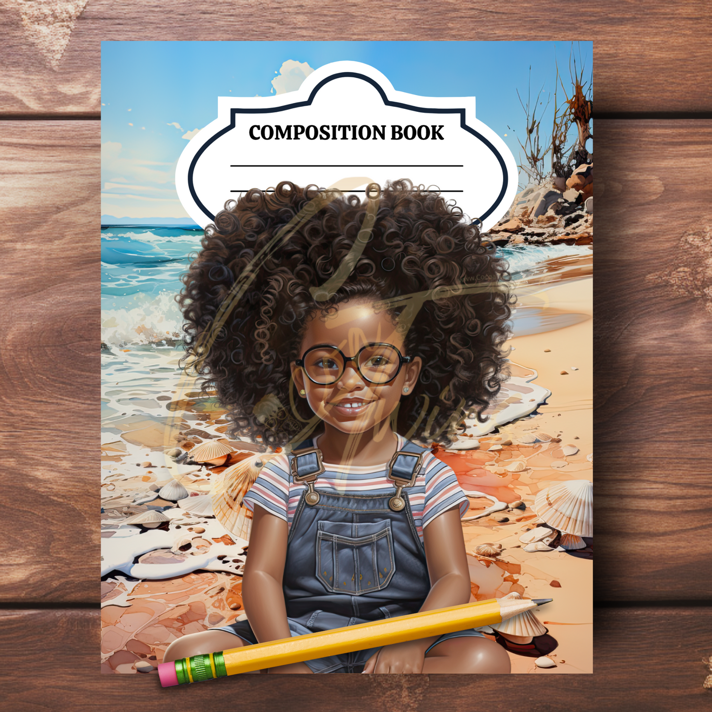 0923-52-BKB | PLR Composition Notebook Covers | PNG Format | 7.5 x 9.25