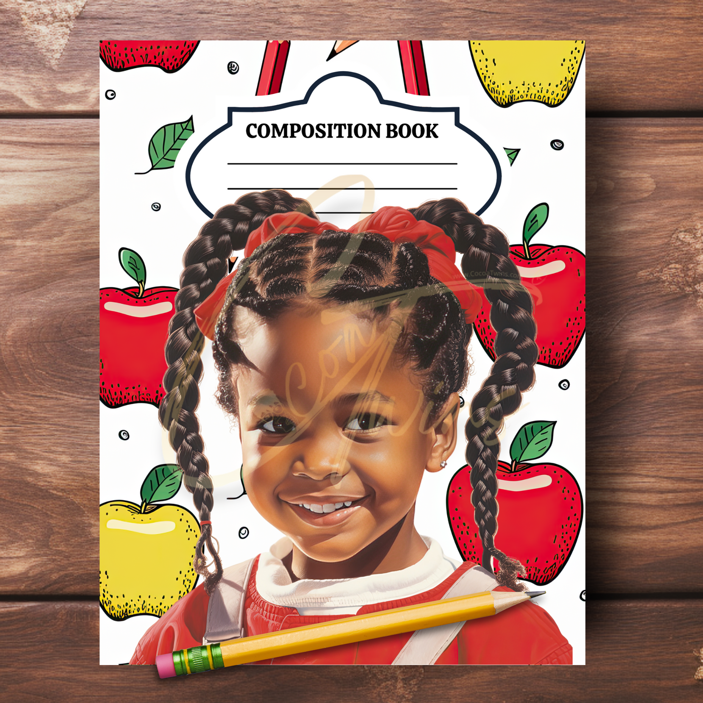 0923-29-BKB | PLR Composition Notebook Covers | PNG Format | 7.5 x 9.25