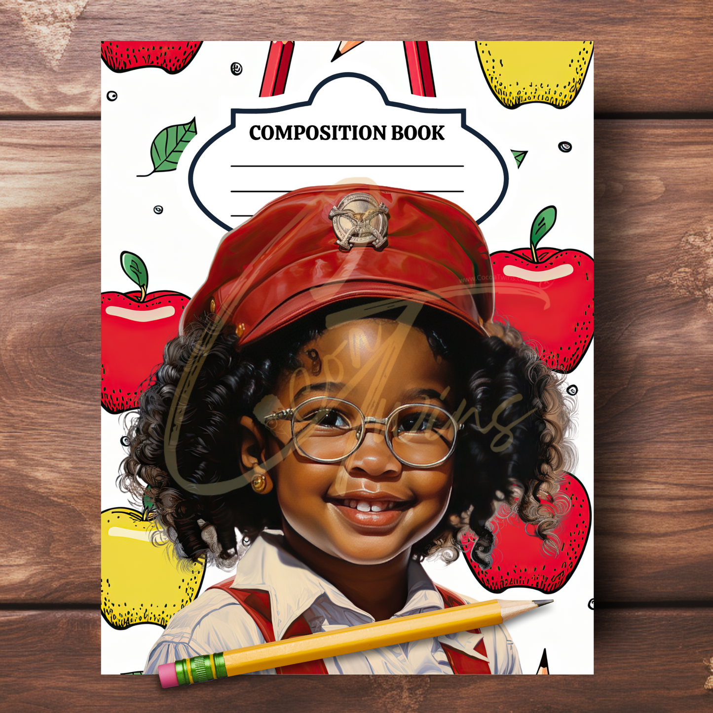 0923-29-BKB | PLR Composition Notebook Covers | PNG Format | 7.5 x 9.25