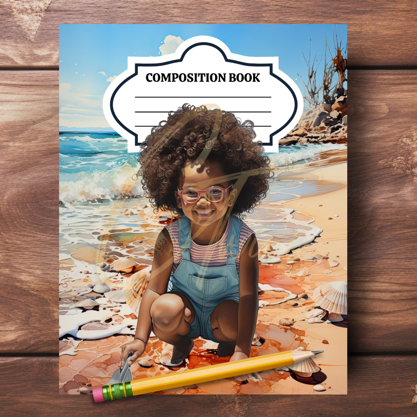 0923-52-BKB | PLR Composition Notebook Covers | PNG Format | 7.5 x 9.25