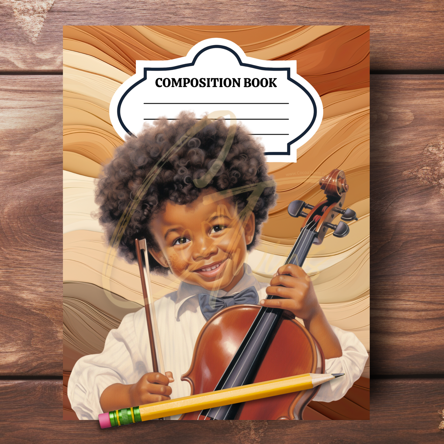 0923-42-BKB | PLR Composition Notebook Covers | PNG Format | 7.5 x 9.25