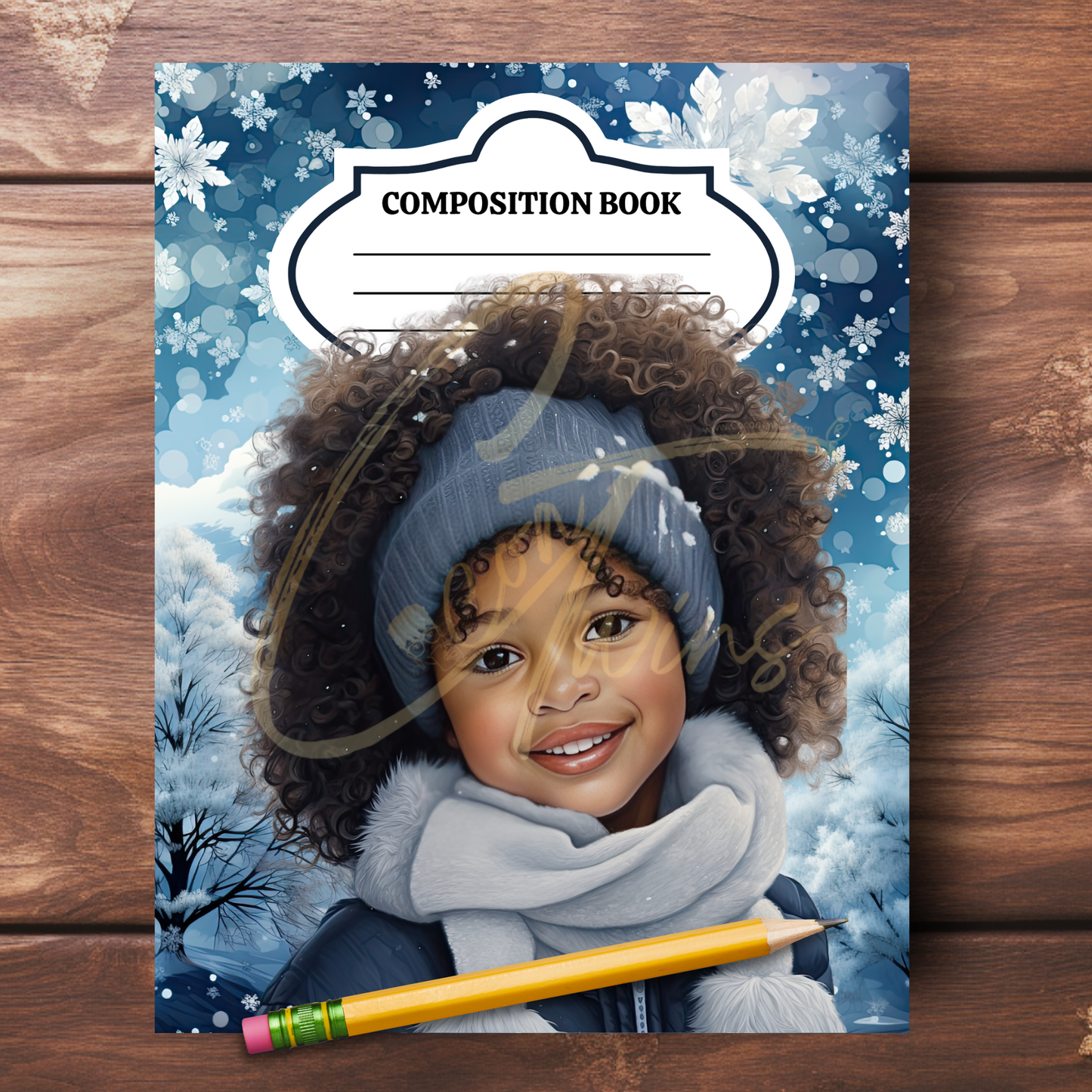 0923-35-BKB | PLR Composition Notebook Covers | PNG Format | 7.5 x 9.25