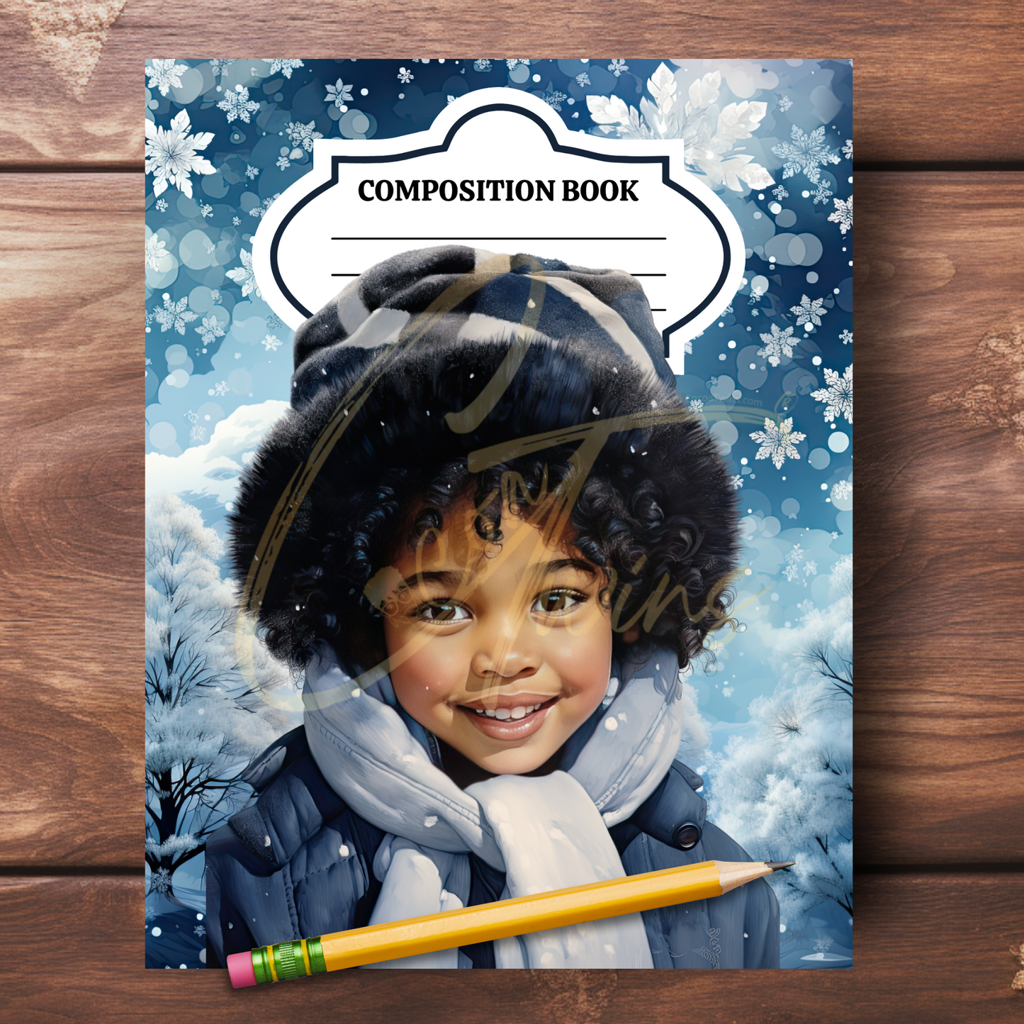 0923-35-BKB | PLR Composition Notebook Covers | PNG Format | 7.5 x 9.25