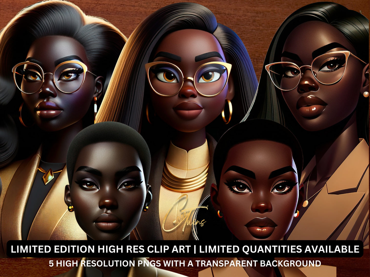 102301-BKB | Budget-Friendly Clip Art Bundle: Extended Commercial Use Rights, High-Res PNG, Unique Artistic Style