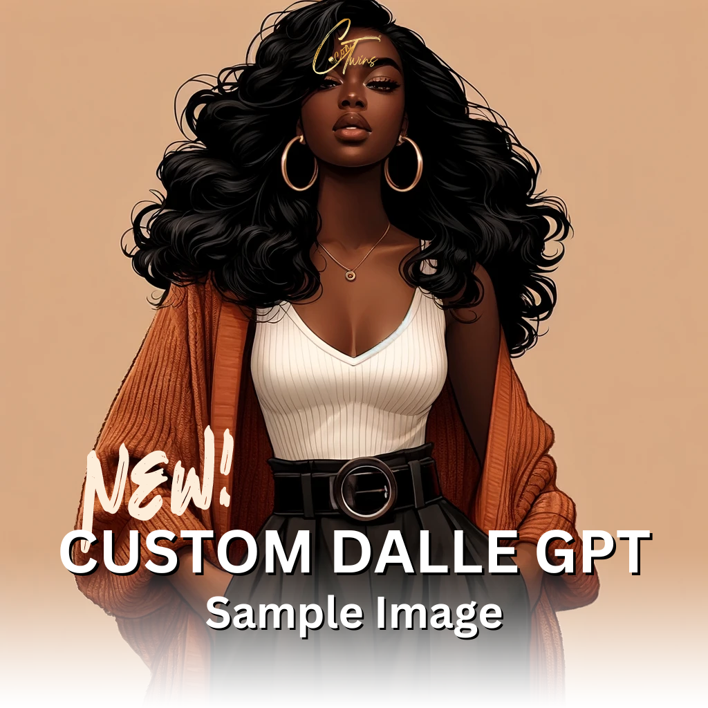 Casual Chic | Custom DALL·E GPT with a Fully Editable Hyperlinked Prompt Guide Template