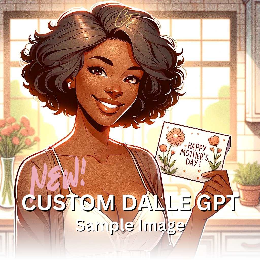 Mother's Day - EB | Custom DALL·E GPT with a Fully Editable Hyperlinked Prompt Guide Template