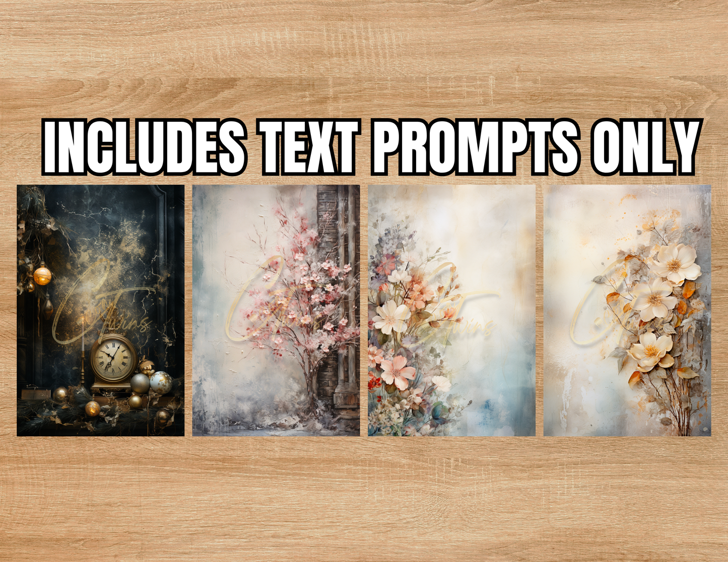 Vintage Junk Journal Design Prompts | PLR MidJourney Prompts Guides