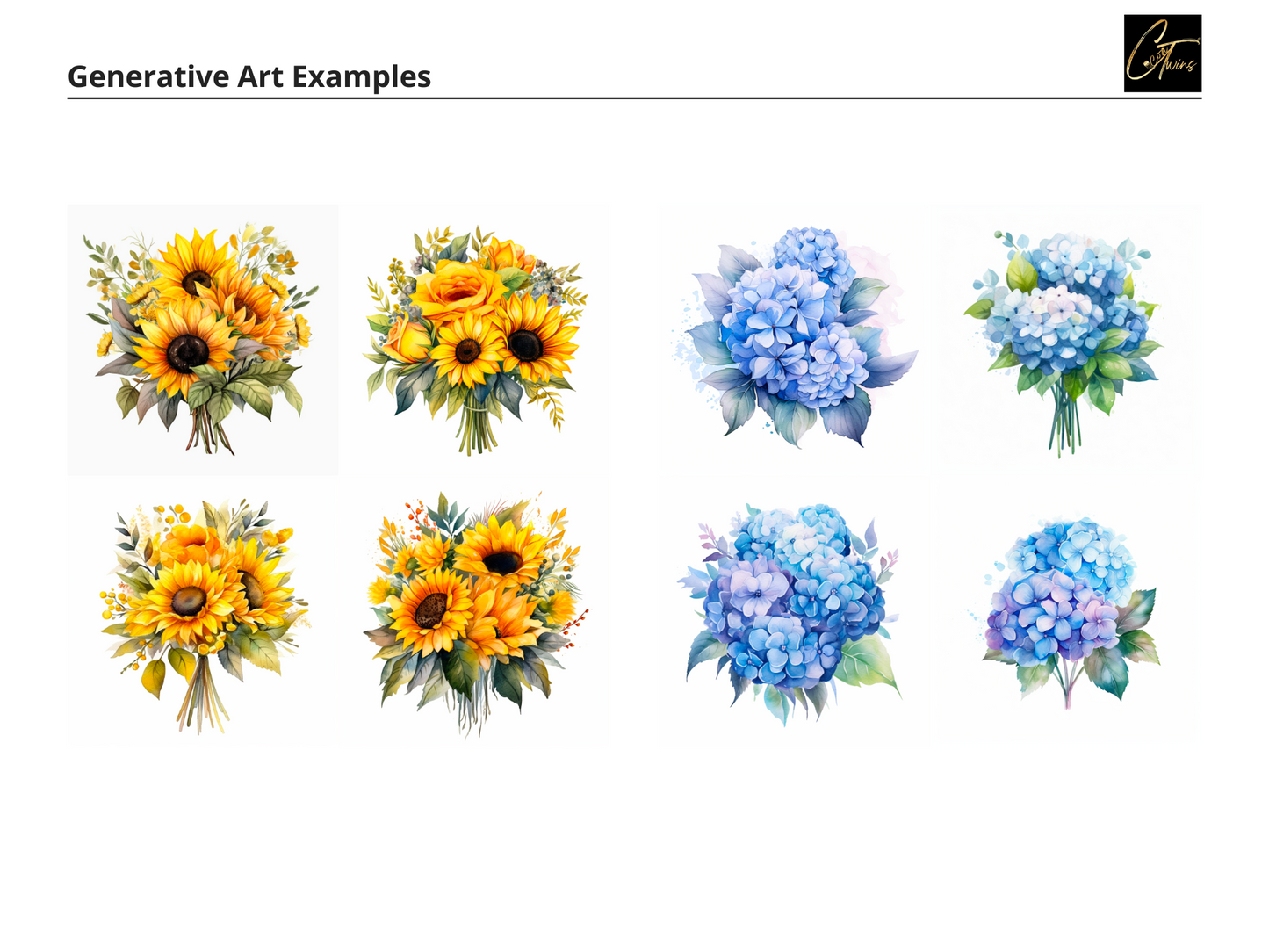 Floral Sticker Design Prompt Guide | MidJourney | Generate Beautiful Flower Stickers | Watercolor | Customizable Prompts