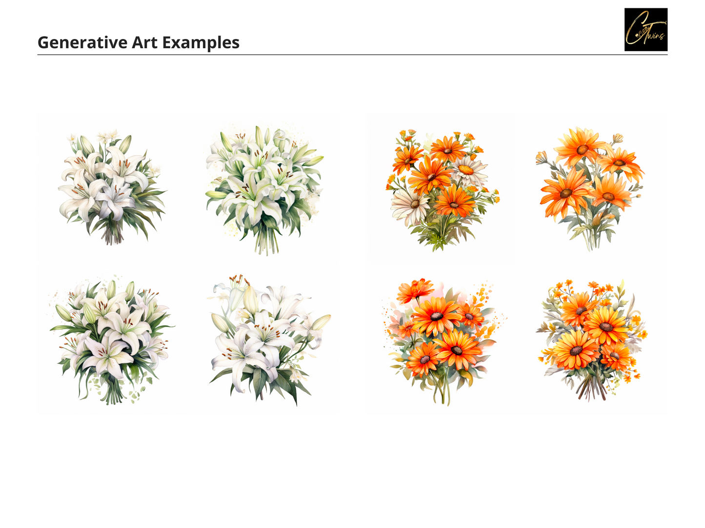 Floral Sticker Design Prompt Guide | MidJourney | Generate Beautiful Flower Stickers | Watercolor | Customizable Prompts