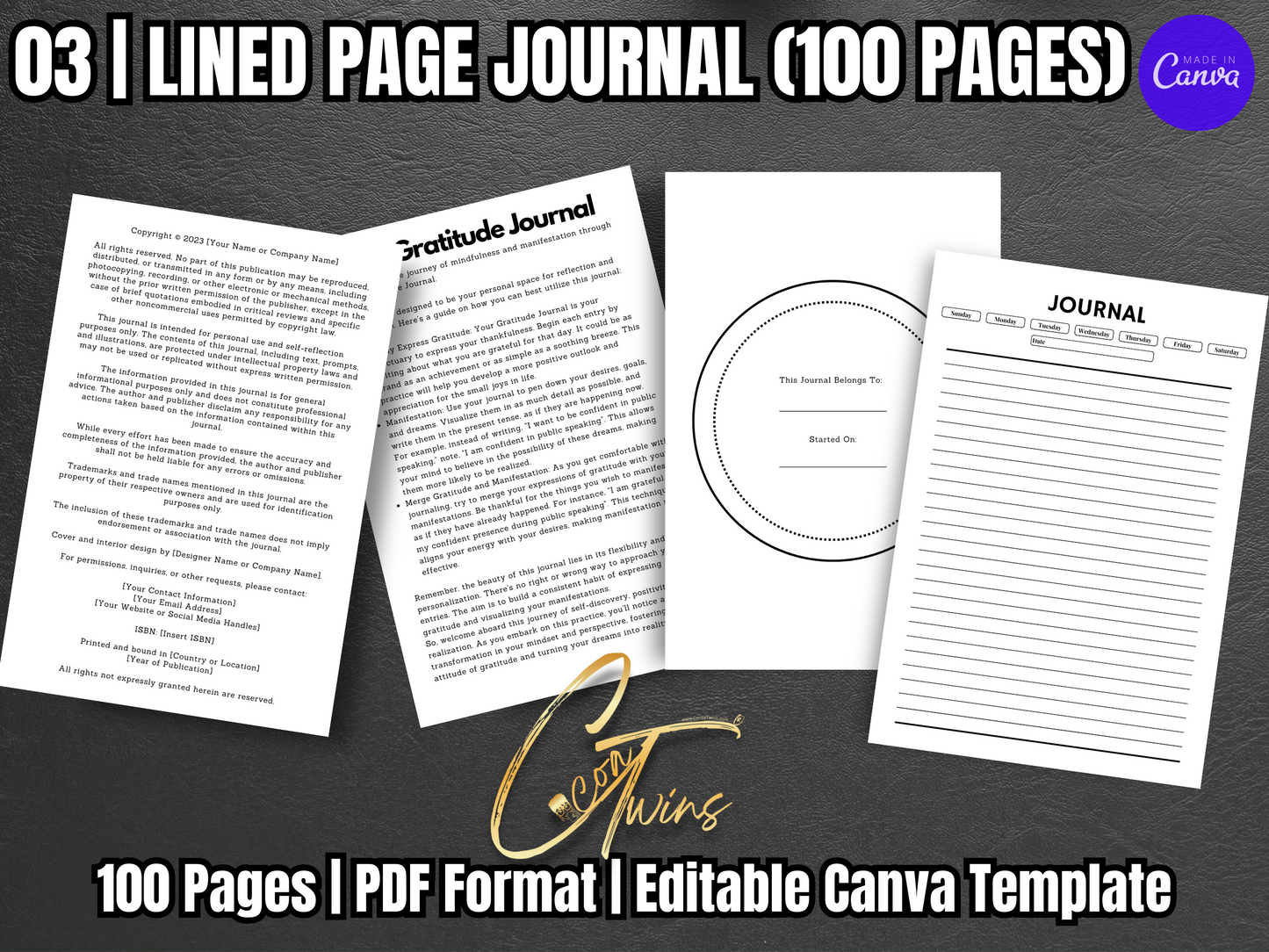 Done for You Journal Kit 17-EB. One Buyer. Zero Restrictions