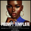 Fillable Art Prompt Base | Bald and Beautiful