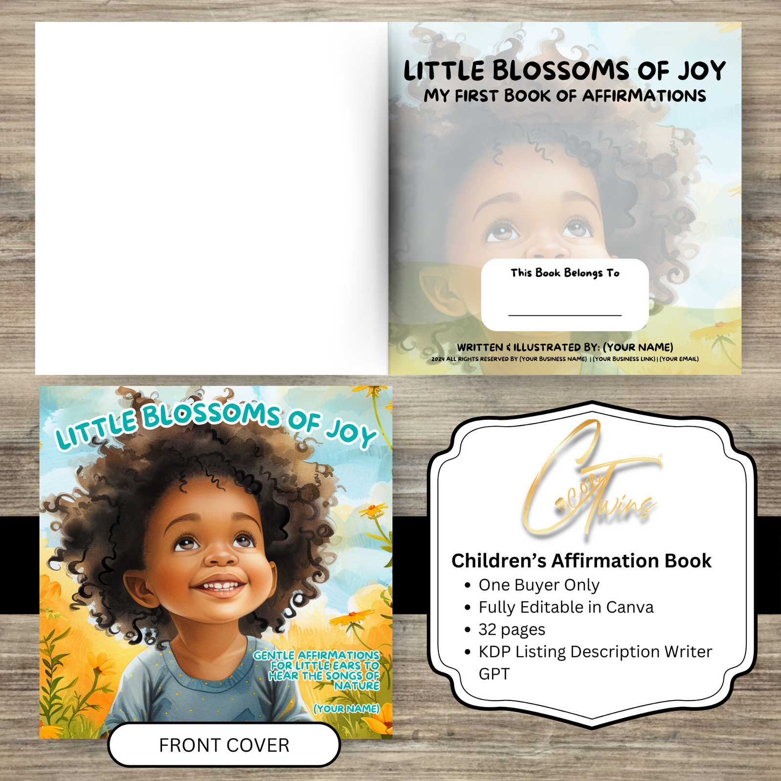 Little Blossoms of Joy | One Buyer Children's Affirmation Books