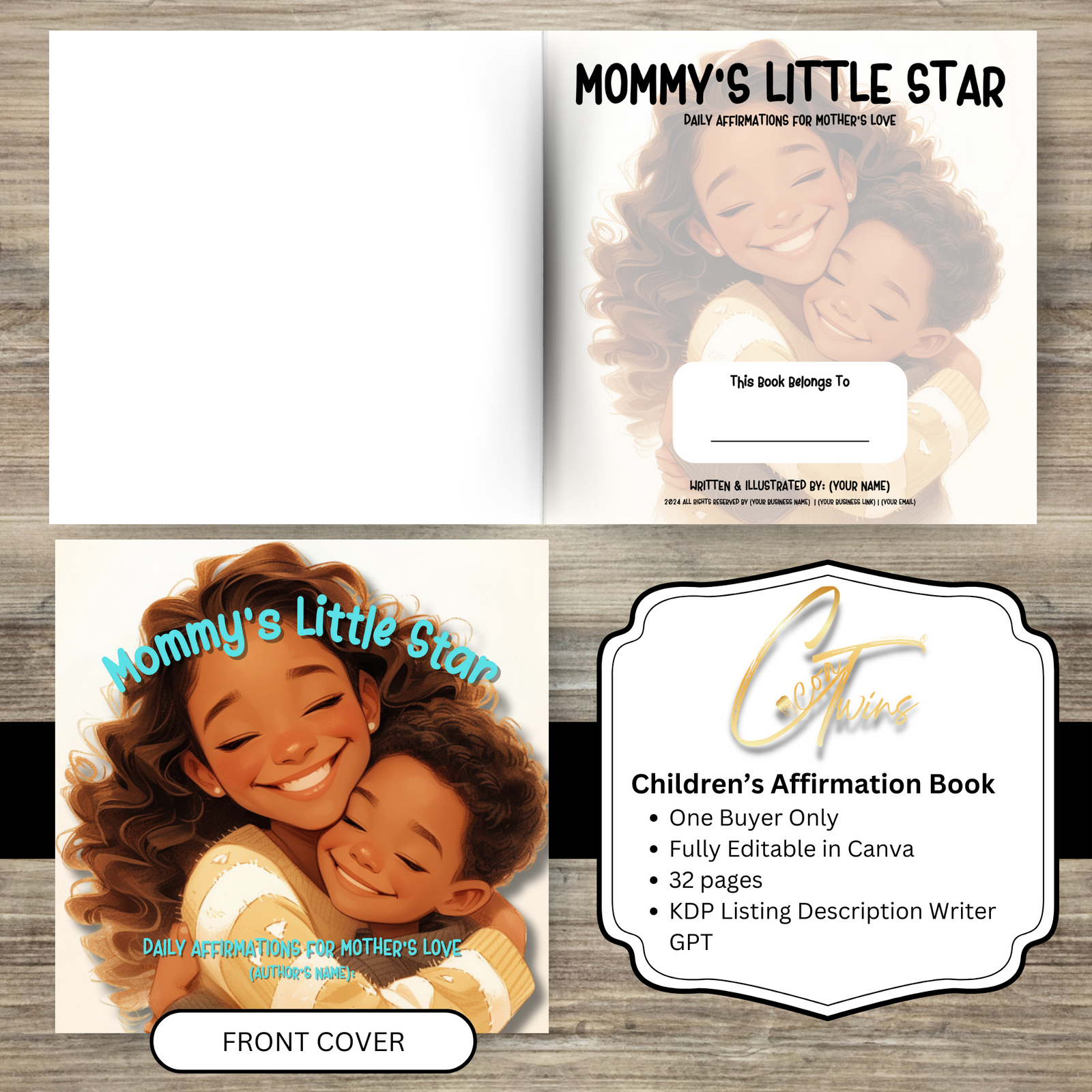 Mommy's Little Star | One Buyer Children's Affirmation Books