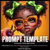 Fillable Art Prompt Base | Bright Charm