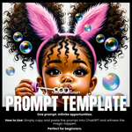 Fillable Art Prompt Base | Bubble Bliss