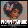 Fillable Art Prompt Base | Butterfly Dream