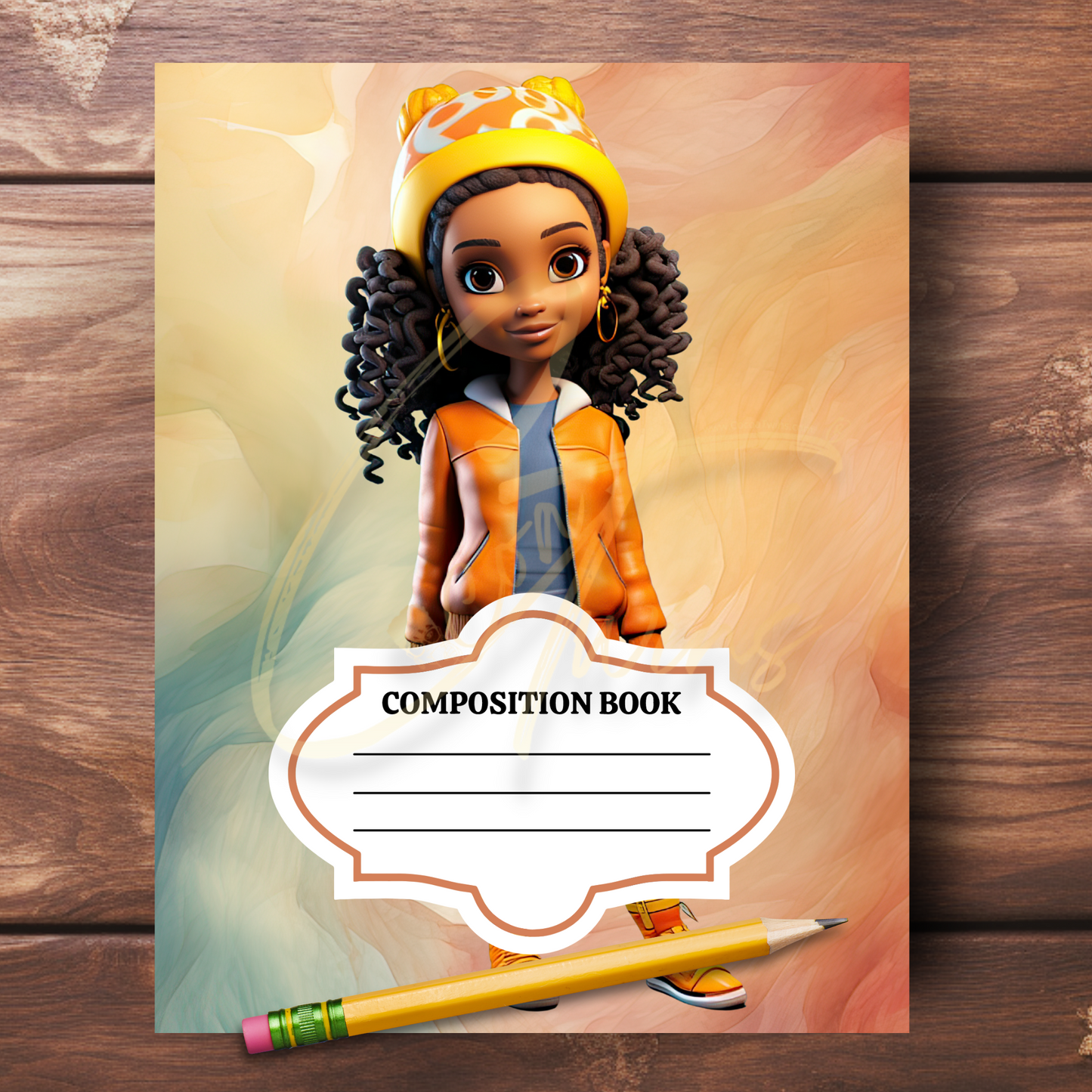 0923-29-EB | PLR Composition Notebook Covers | PNG Format | 7.5 x 9.25