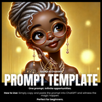 Fillable Art Prompt Base | Chibi Chic