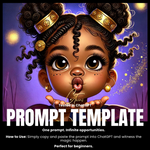 Fillable Art Prompt Base | Chibi Spark