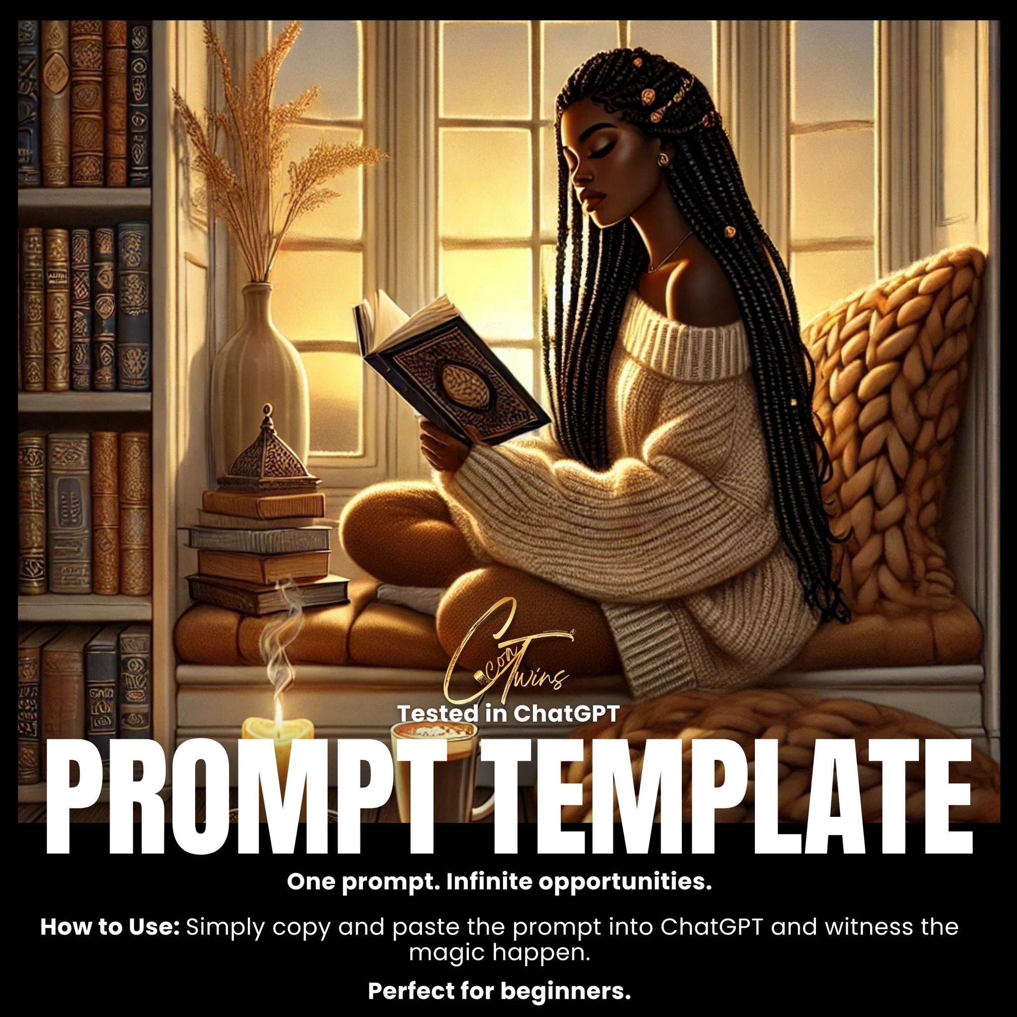 Fillable Art Prompt Base | Cozy Wisdom