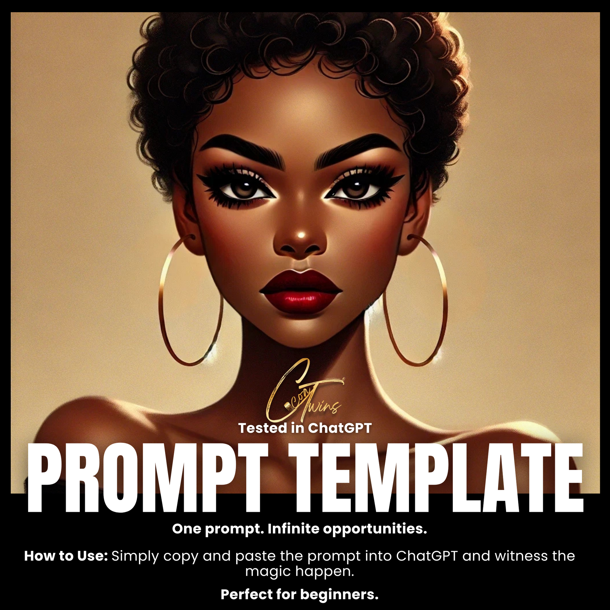 Fillable Art Prompt Base | Divine Elegance