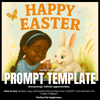 Fillable Art Prompt Base | Easter Joy