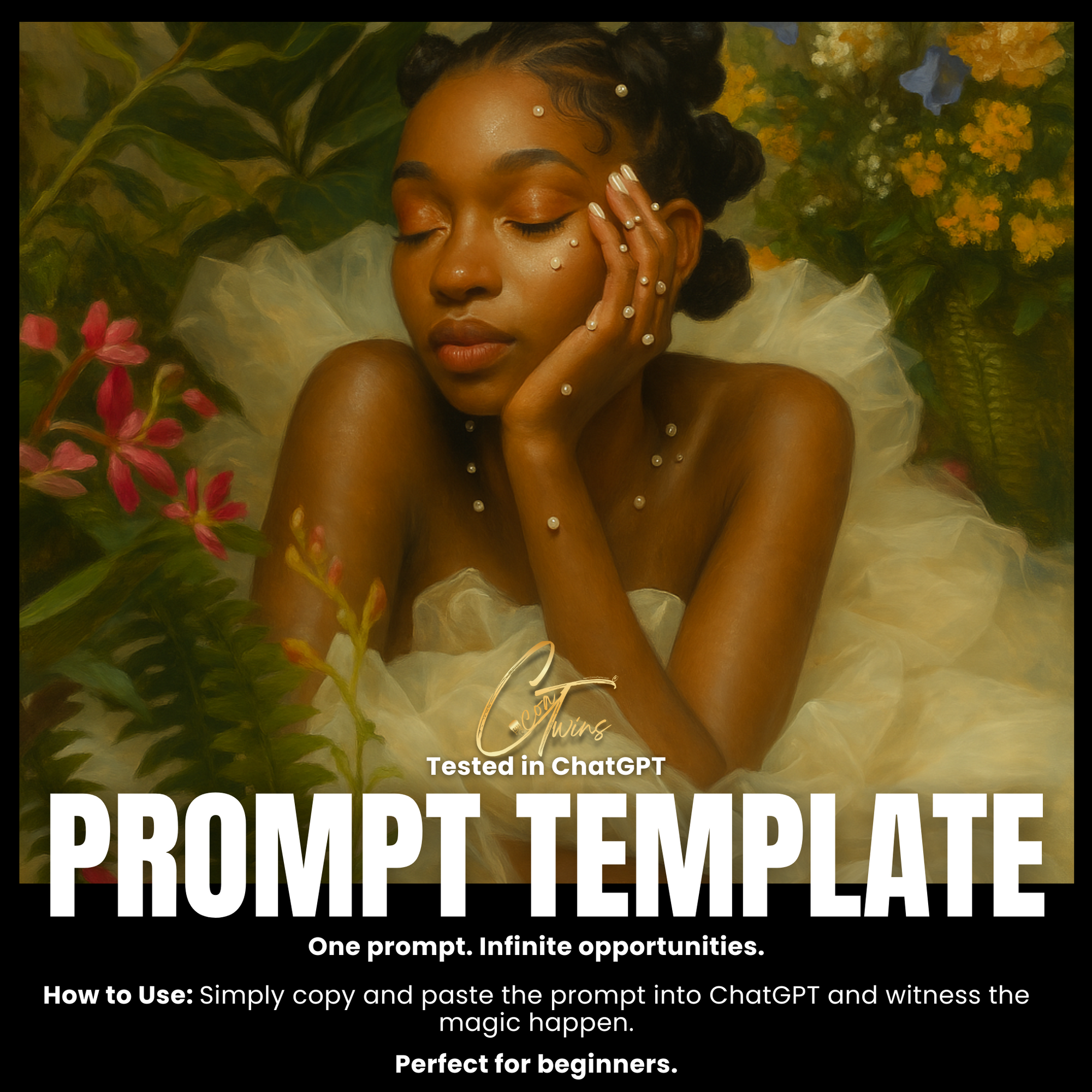 Fillable Art Prompt Base | Garden of Grace