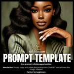 Fillable Art Prompt Base | Glamour Essence