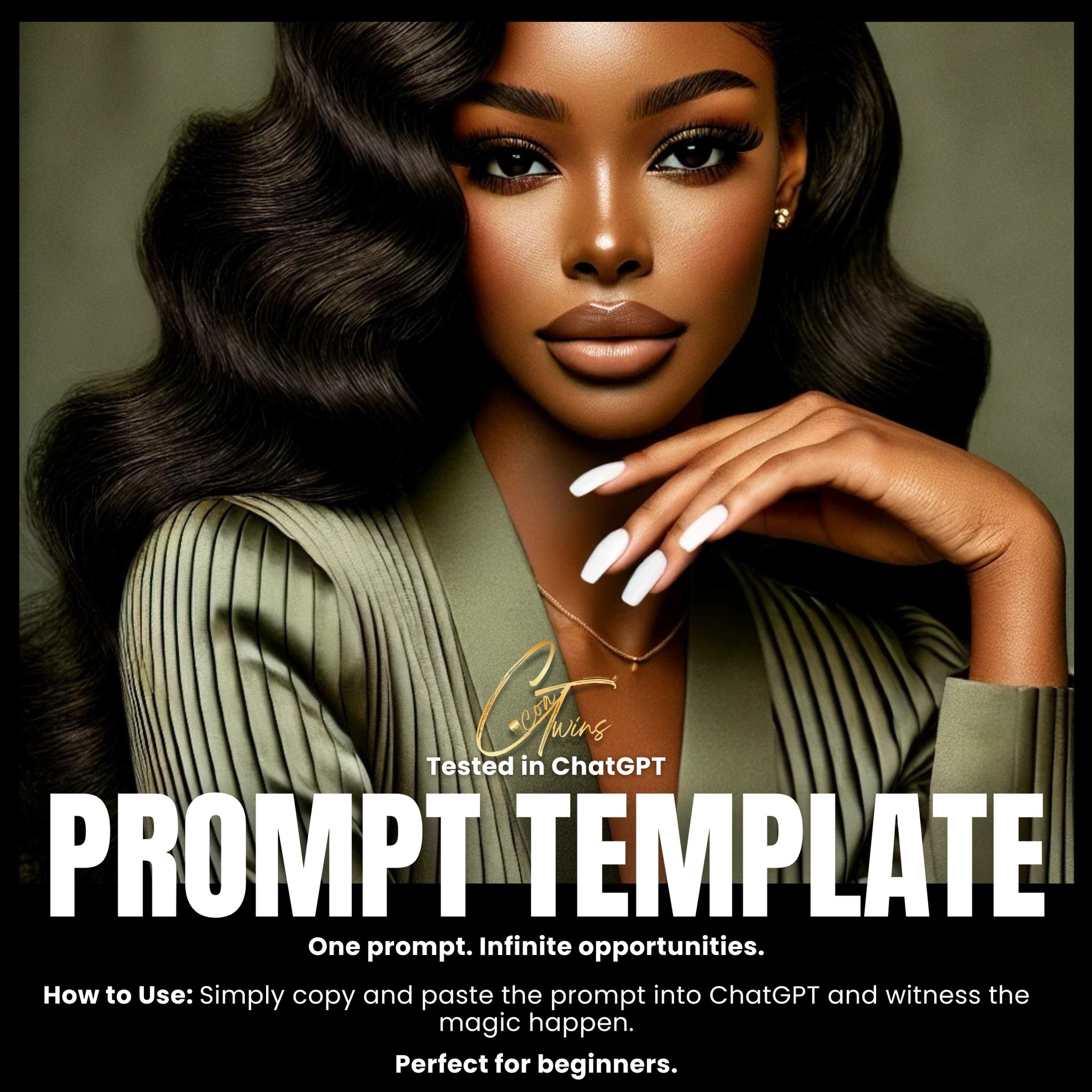 Fillable Art Prompt Base | Glamour Essence
