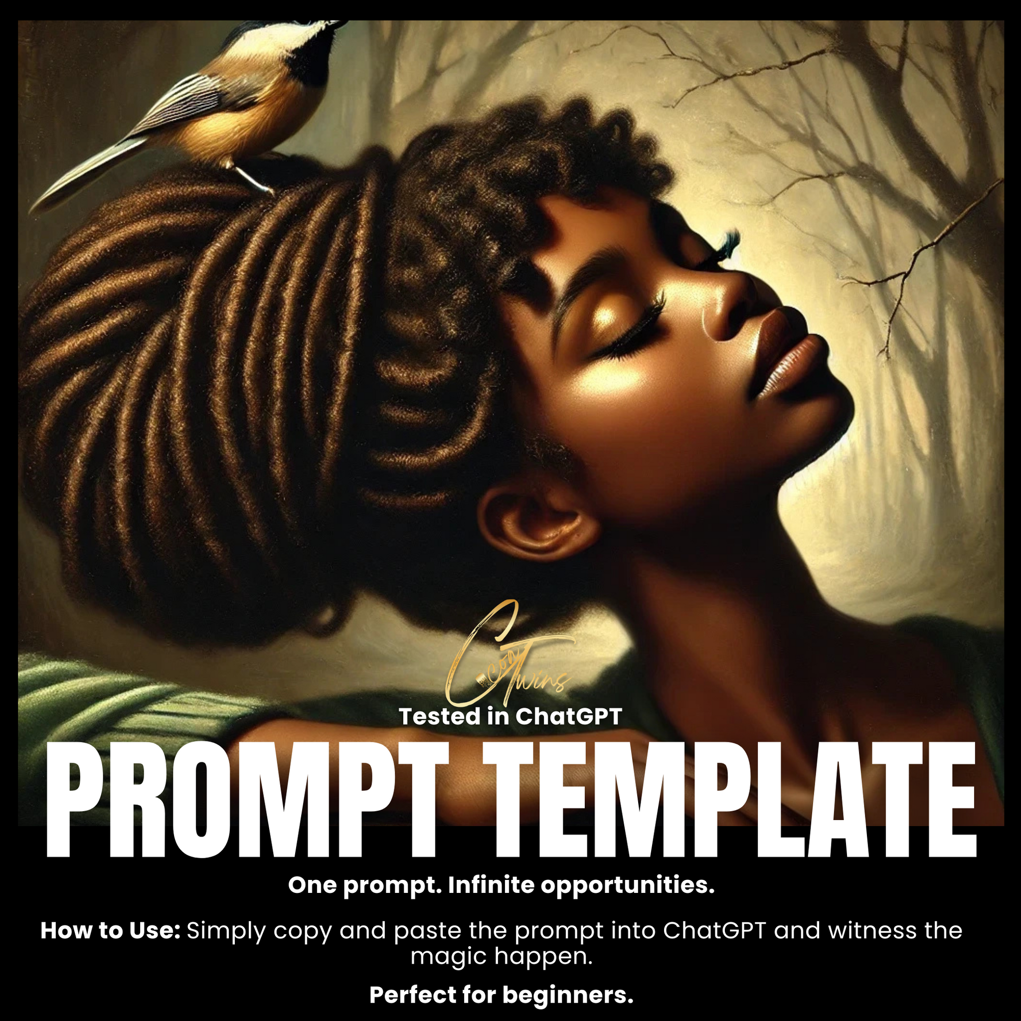Fillable Art Prompt Base | Hushed Echo