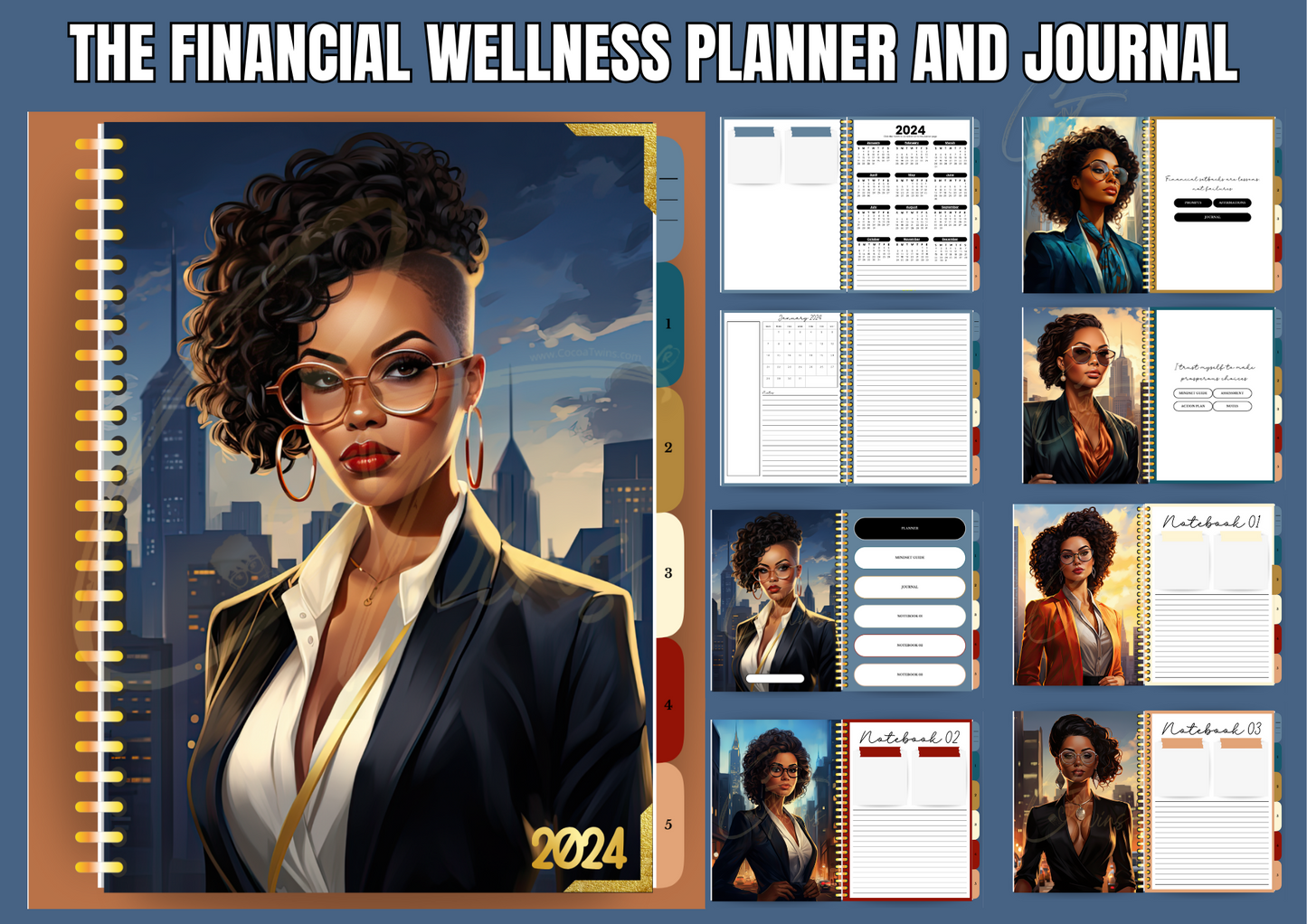 Harmony Within - A Journey to Financial Wellness | PDF and Canva Template | Planner and Mindset Guide - ONE BUYER PLR