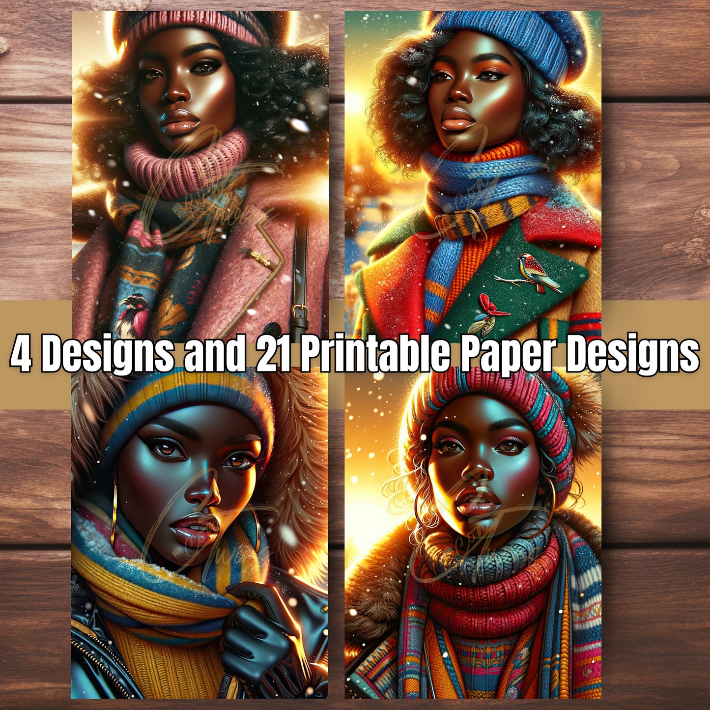 Winter Wear | Editable Journal PLR Kit with a Bonus Hyperlinked Planner | Fully Editable Canva Templates