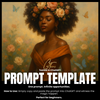 Fillable Art Prompt Base | Roots and Petals