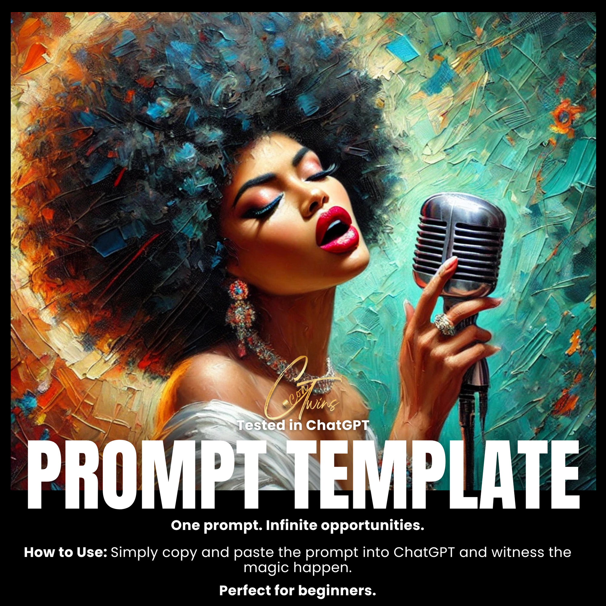 Fillable Art Prompt Base | Soulful Harmony