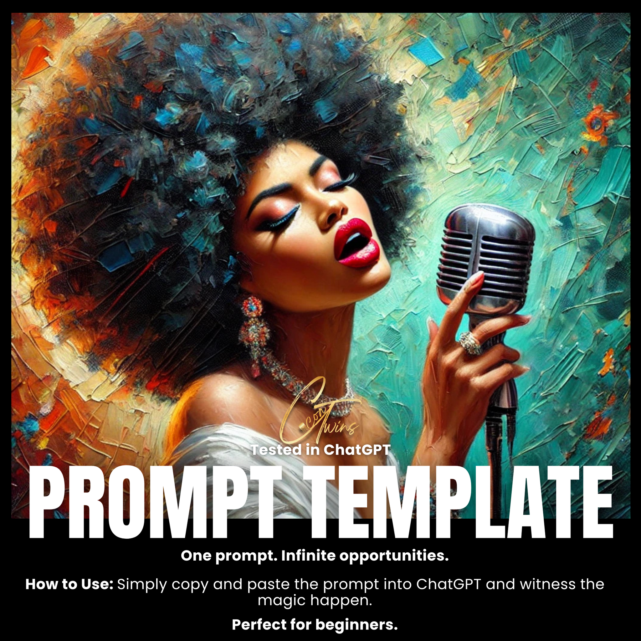 Fillable Art Prompt Base | Soulful Harmony