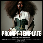Fillable Art Prompt Base | Statement Style