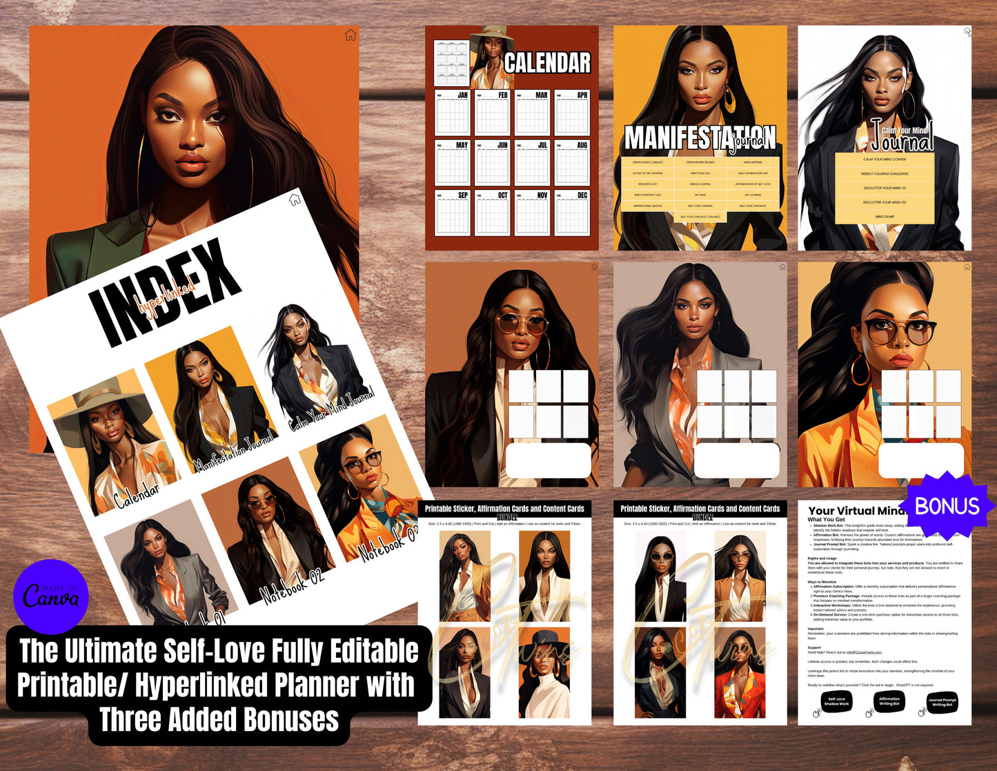 003BKB | The Ultimate Self-Love Planner Bundle PLR - ONE BUYER | Bonus Offer: Access to an Exclusive Set of ChatBots