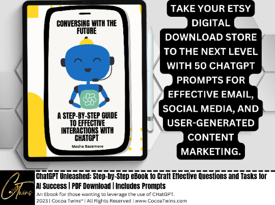 ChatGPT Unleashed: Step-by-Step eBook to Craft Effective Questions and Tasks for AI Success Ebook | PDF Download | Includes Prompts