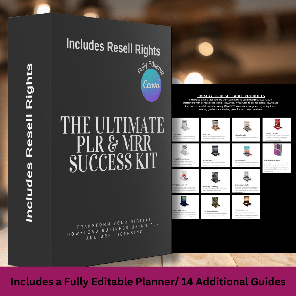 Ultimate PLR & MRR Success Kit: From Novice to Expert - Transform Your Digital Download Business Guide (Includes Resell Rights) - Cocoa Twins