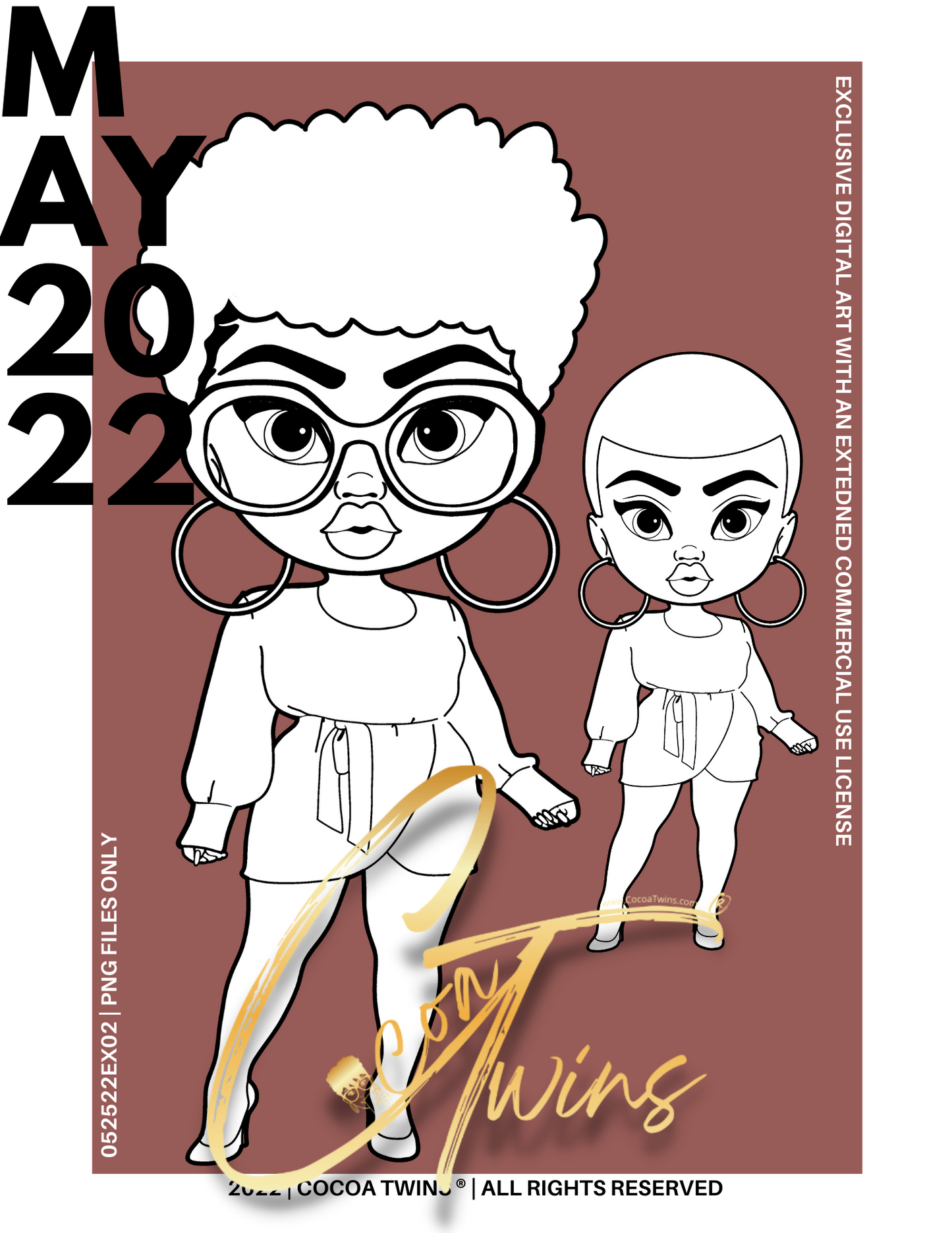 052522EX02 | Exclusive Digital Clip Art with an Extended Use License | Limited Quantities